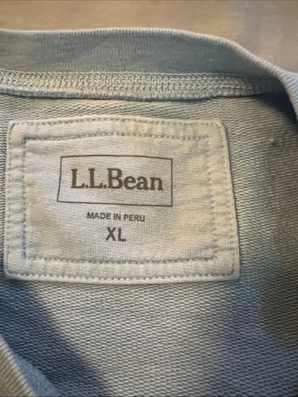 L.L. Bean Women’s Pale Blue Crewneck Sweatshirt